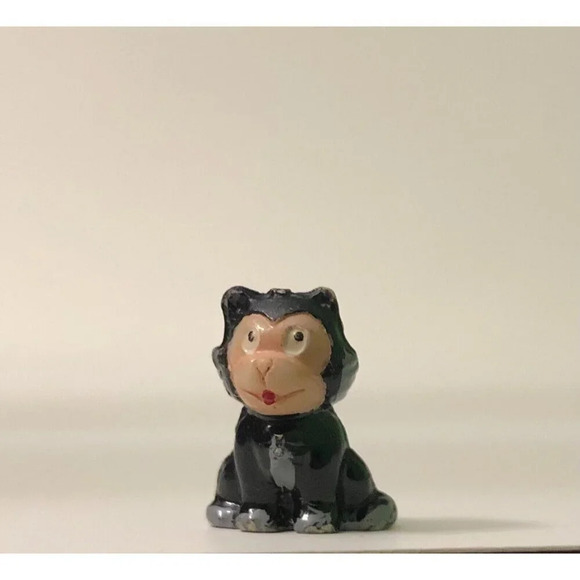 Vtg Marx Tinykins Hanna Barbera Pinocchio Figaro Cat Mini Figure Hand Painted - Picture 8 of 12
